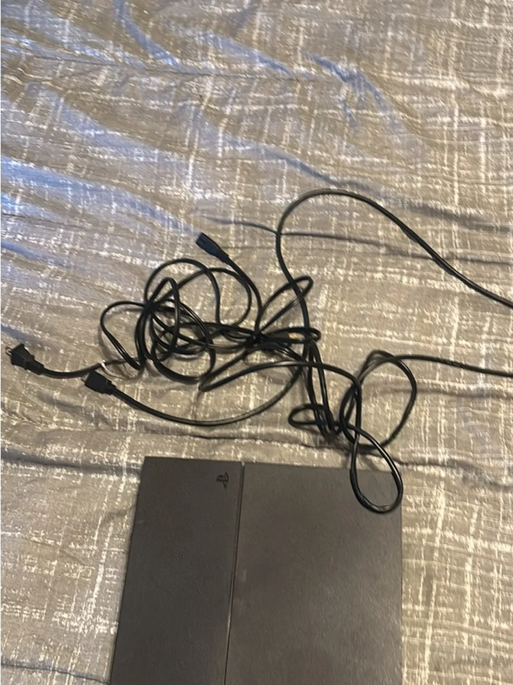 Sony Black PlayStation 2 Slim Console with Cables